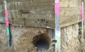 Excavation shoring design